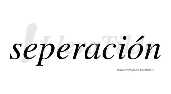 Seperación lleva tilde con vocal tónica en la «o»