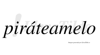 Piráteamelo  lleva tilde con vocal tónica en la primera «a»