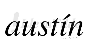 Austín  lleva tilde con vocal tónica en la «i»