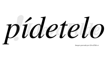 Pídetelo lleva tilde con vocal tónica en la «i»