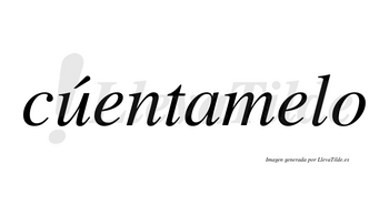 Cúentamelo lleva tilde con vocal tónica en la «u»