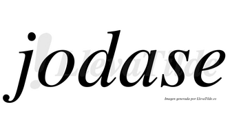 Jodase no lleva tilde con vocal tónica en la «a»