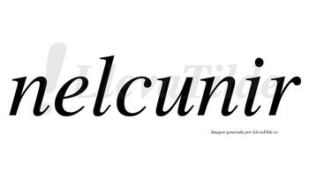 Nelcunir  no lleva tilde con vocal tónica en la «i»