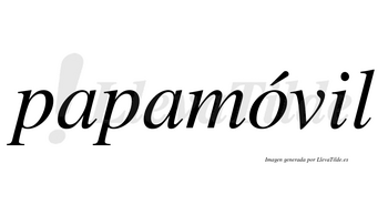 Papamóvil  lleva tilde con vocal tónica en la «o»