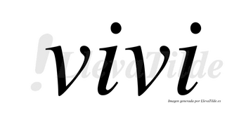 Vivi  no lleva tilde con vocal tónica en la primera «i»