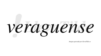 Veraguense  no lleva tilde con vocal tónica en la segunda «e»