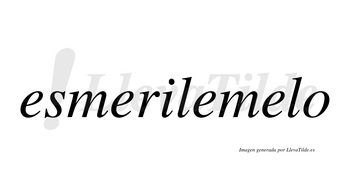 Esmerilemelo  no lleva tilde con vocal tónica en la cuarta «e»