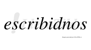 Escribidnos  no lleva tilde con vocal tónica en la segunda «i»