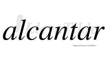 Alcantar  no lleva tilde con vocal tónica en la tercera «a»