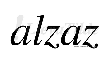 Alzaz  no lleva tilde con vocal tónica en la segunda «a»