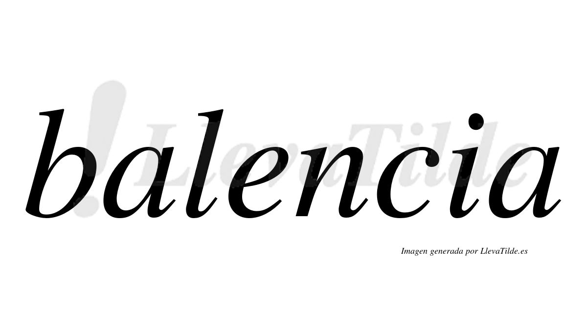 ¿Lleva tilde balencia? | LlevaTilde.es