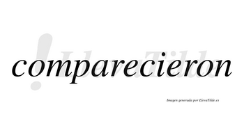 Comparecieron no lleva tilde con vocal tónica en la segunda «e»